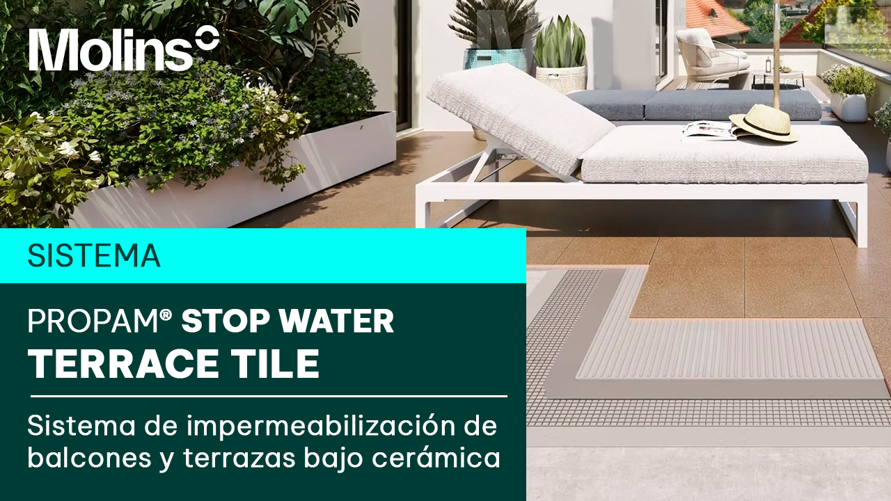 Sistema PROPAM STOP WATER TERRACE TILE